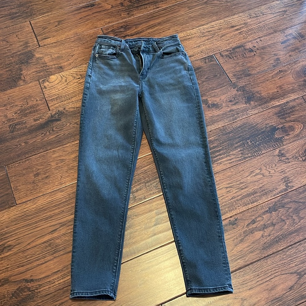 AMERICAN EAGLE black stretch jeans sz 0